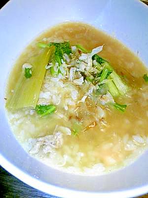 鶏がらだし雑炊
