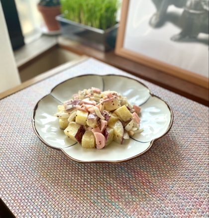 choco4755さんおはよございます♡朝食に頂きました。ハニーマスタード味付け最高！とっても美味しい〜デリサラダみたいです♡ご馳走様でした有難う٩(^‿^)۶