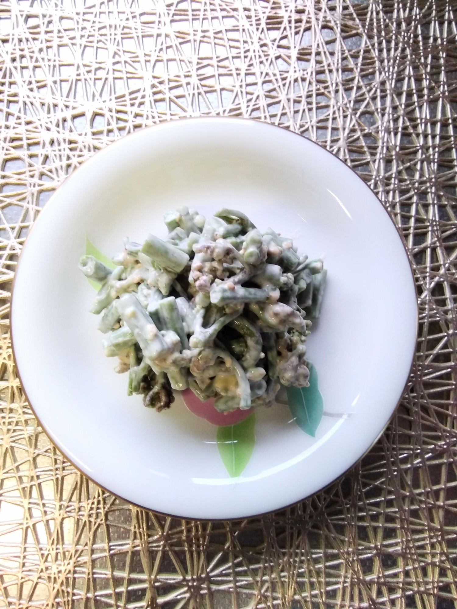 蕨☆わらびの味噌マヨ和え