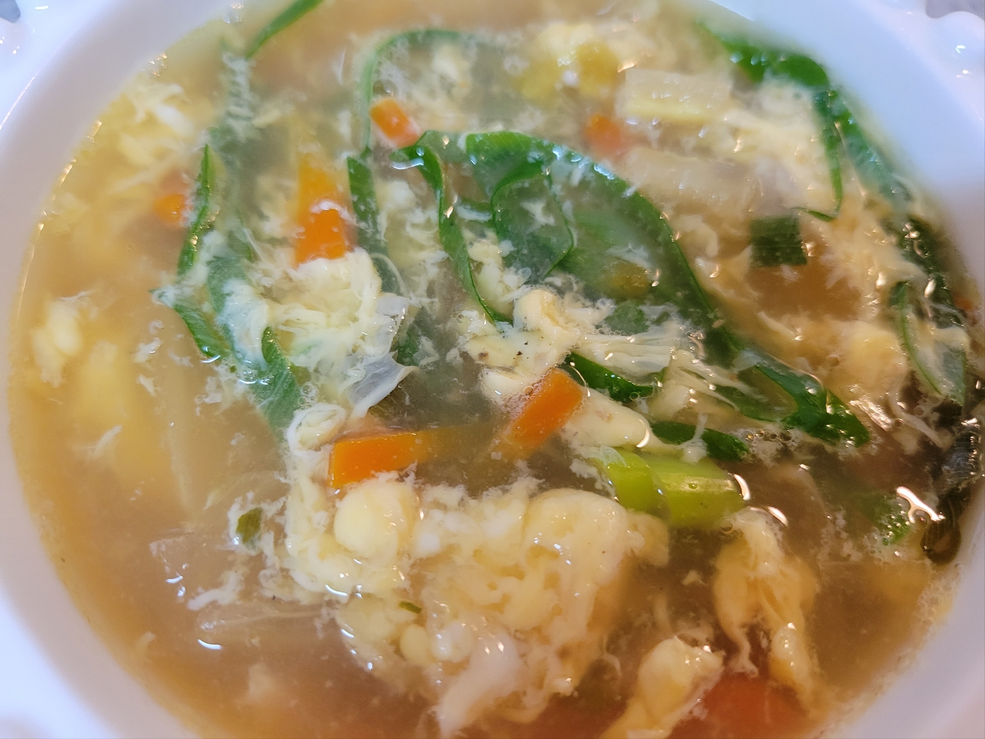 簡単！健康！身体が温まる野菜の中華スープ♪
