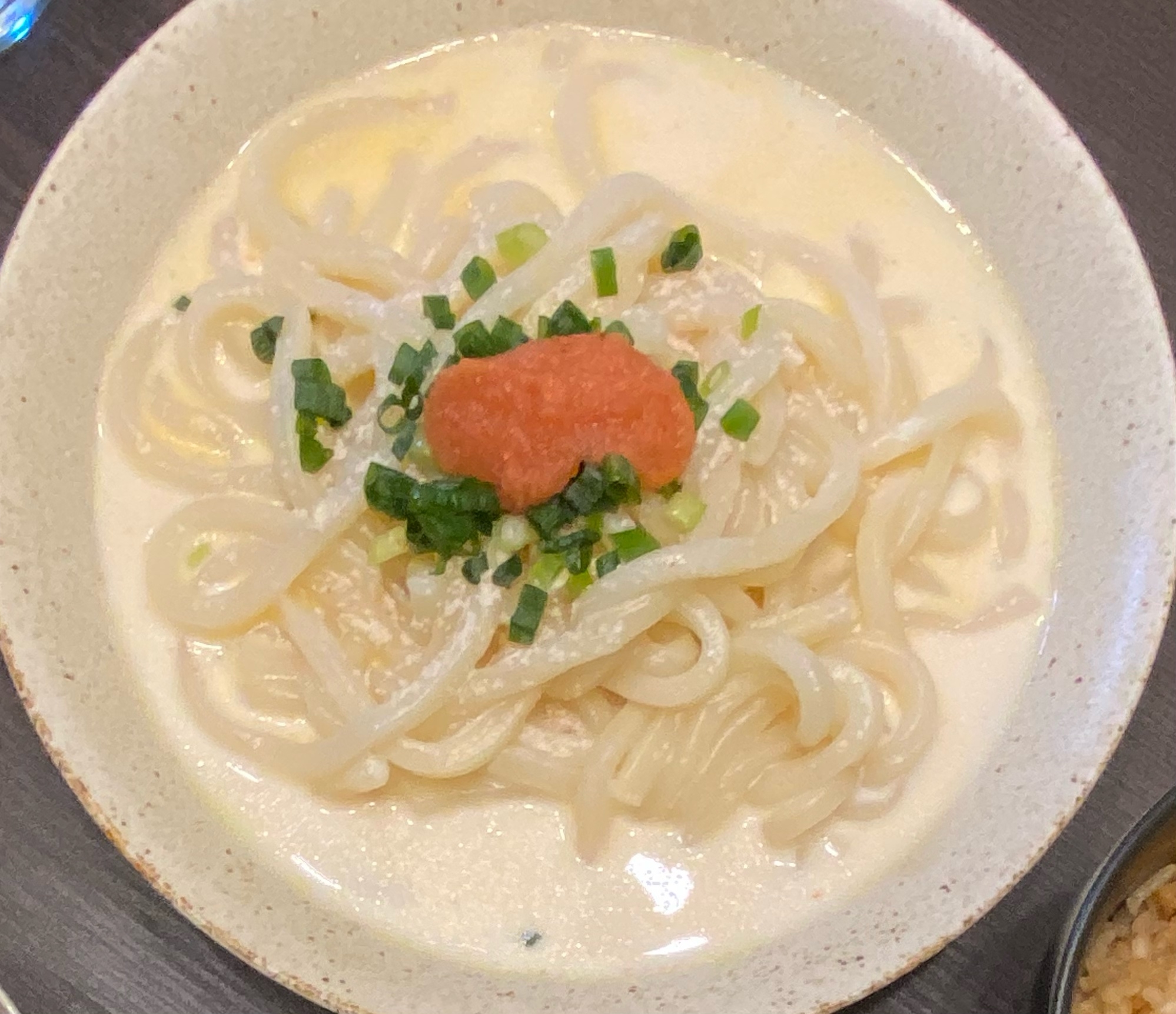 簡単明太子クリームうどん