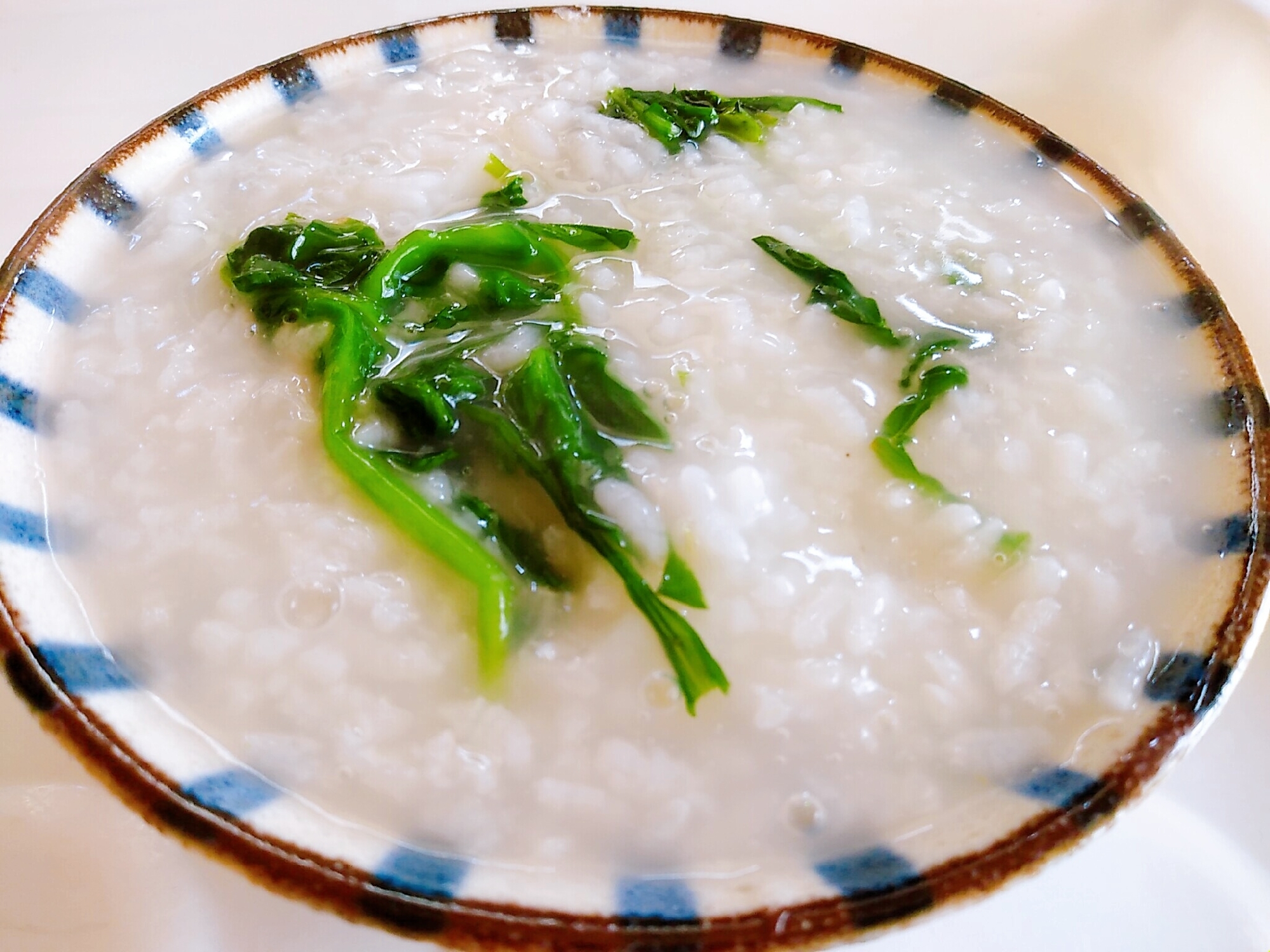 残りご飯で簡単に作った七草粥