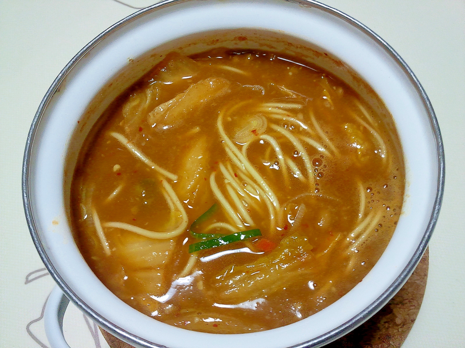 納豆キムチカレーにゅうめん＋＋