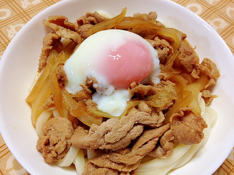 すき焼きのタレで☆肉うどん