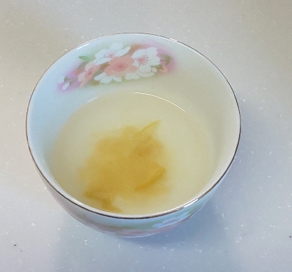 レンジで時短ゆず茶風