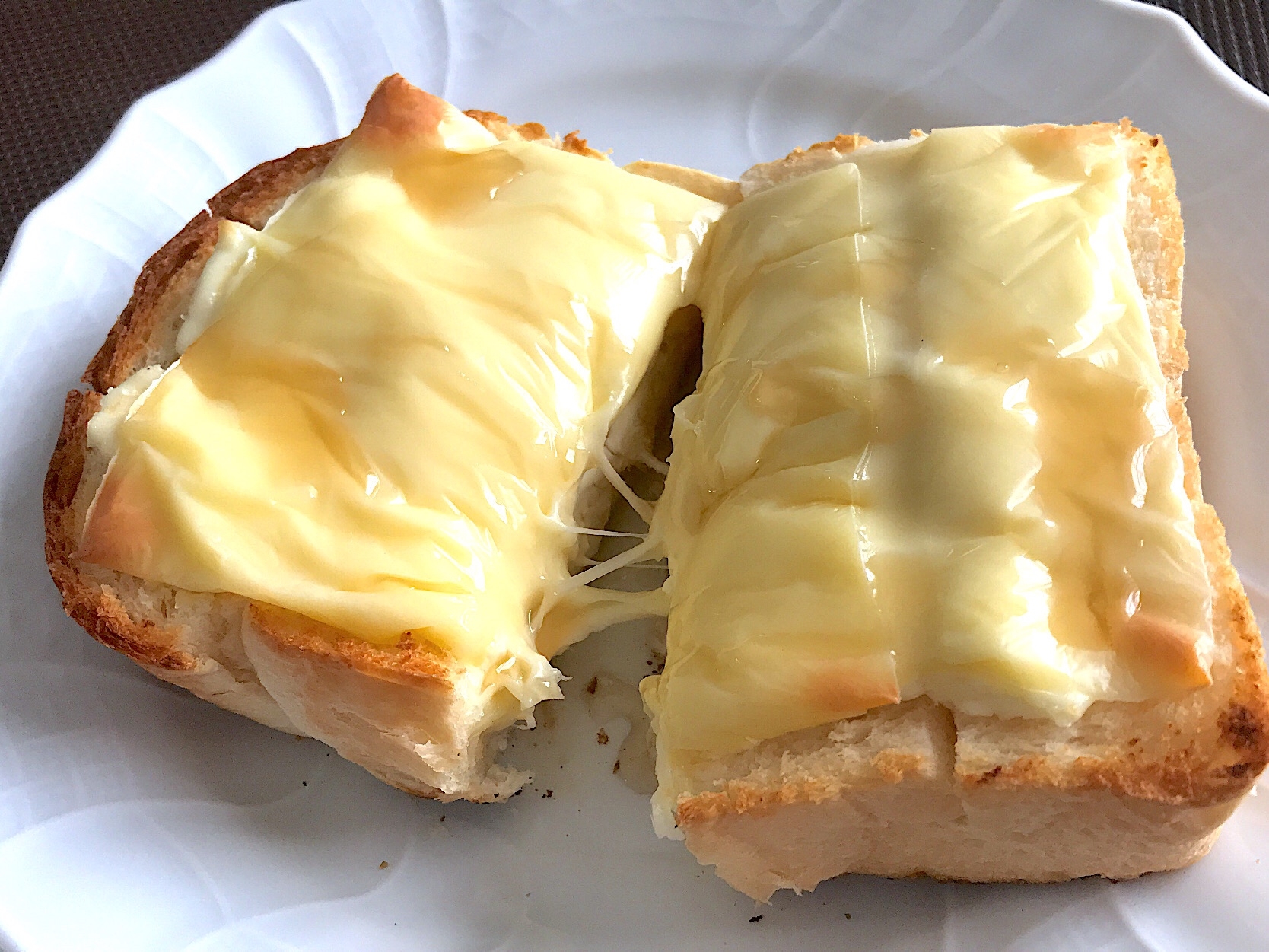 食パンdeチーズケーキ風トースト☆