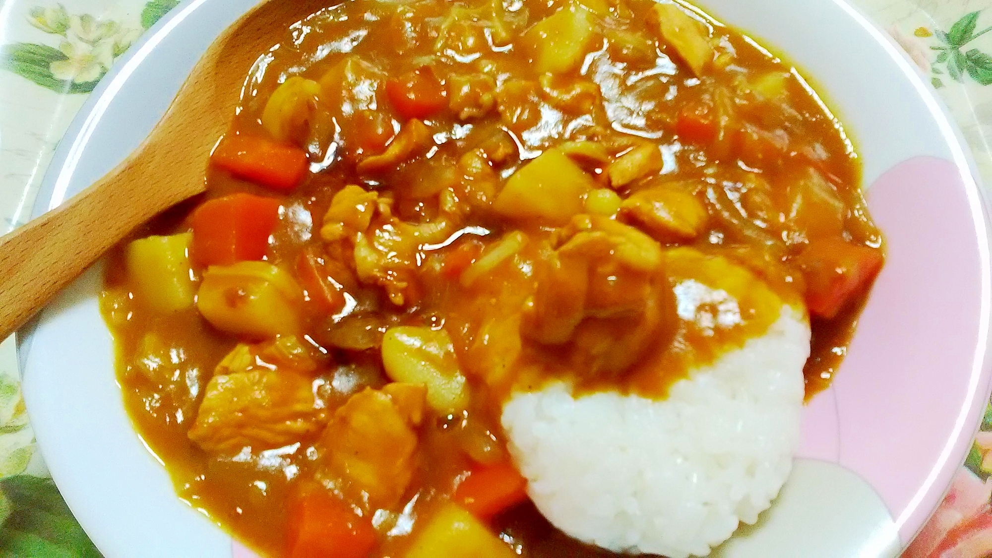 鳥肩肉のカレー