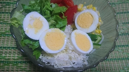 とらねこのぱせりちゃん✨ゆで卵サラダ美味しかったです✨リピにポチ✨✨いつもありがとうございます( ≧∀≦)ノ