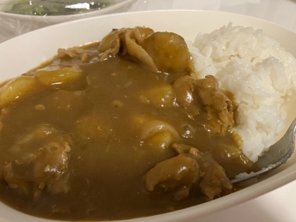 さつまいも大量カレー