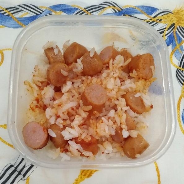 めんたいこウィンナー炒飯