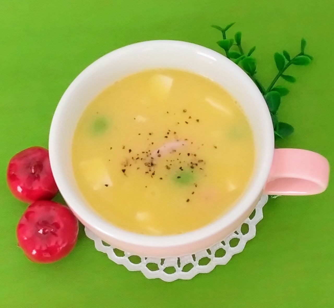 ✨健康・ヘルシー✨豆腐のカップスープ✨たんぱく質
