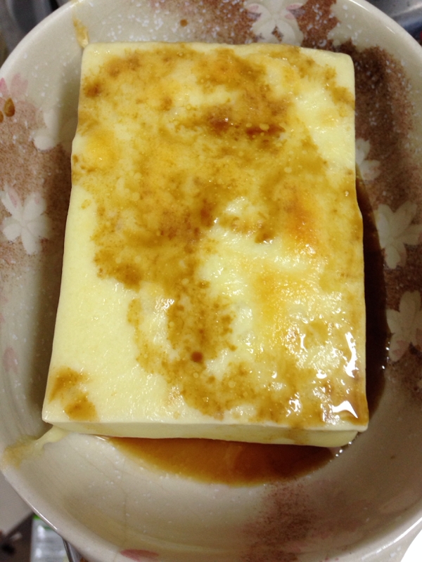 島豆腐のチーズ焼き