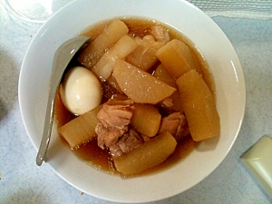 大根と鶏肉の炊いたん