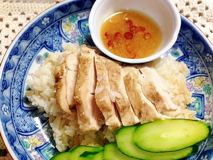 圧力鍋で柔らか カオマンガイ レシピ 作り方 By Fuumi 楽天レシピ