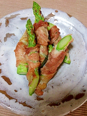 簡単!アスパラの豚バラ巻き♪