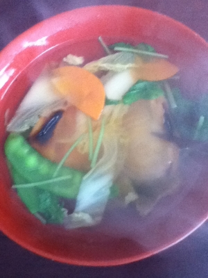 鶏がらスープde野菜雑煮