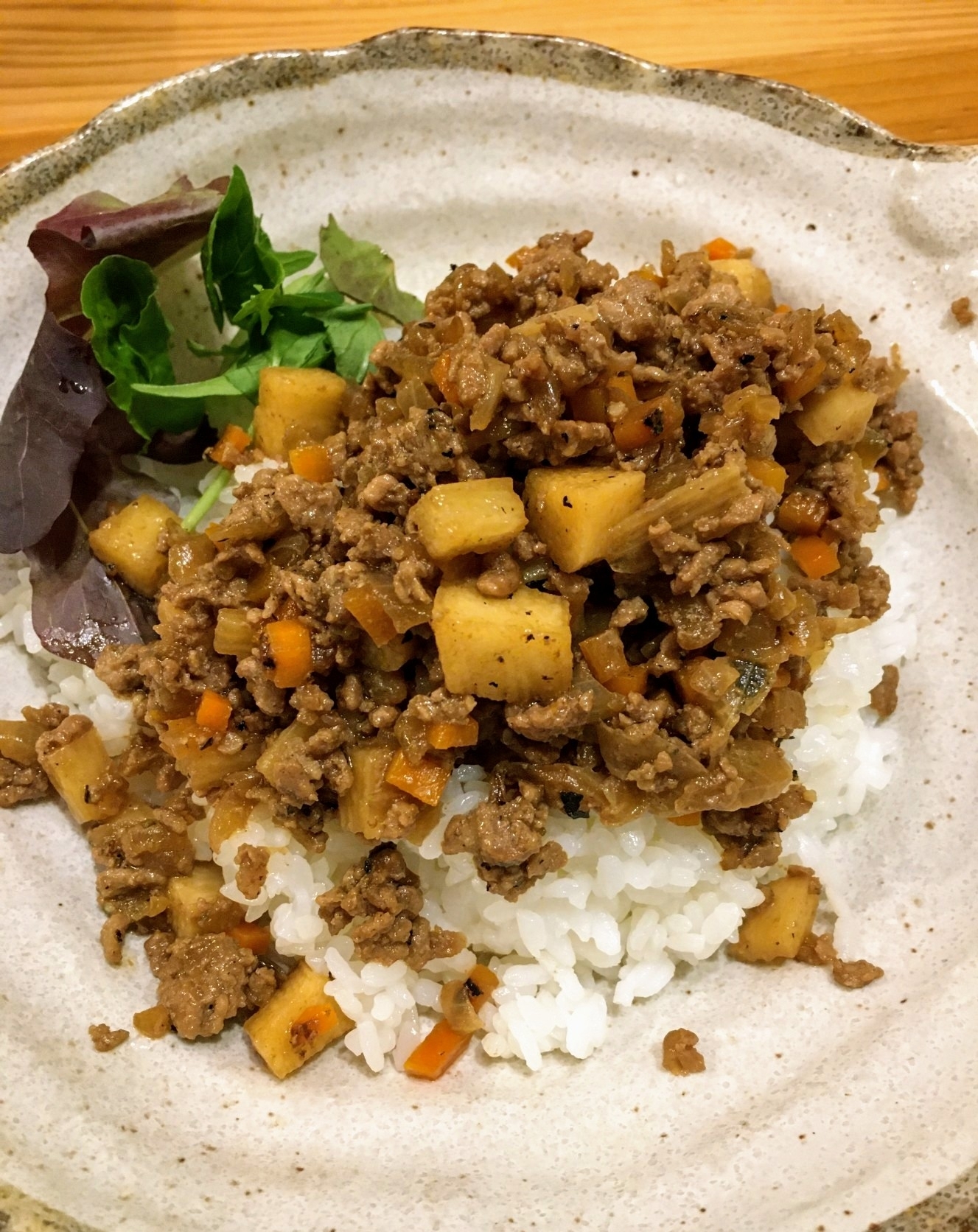 長芋入り☆そぼろ丼