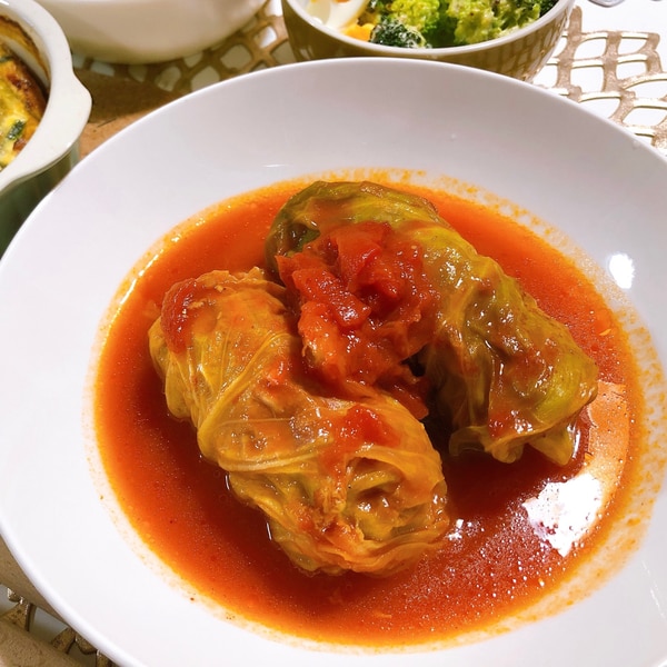 トマト缶で ロールキャベツ レシピ 作り方 By Nico Nico 楽天レシピ トマト缶で ロールキャベツ レシピ 作り方 By Nico Nico 楽天レシピ