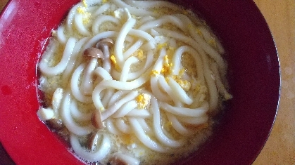 ほっこり！卵とじうどん