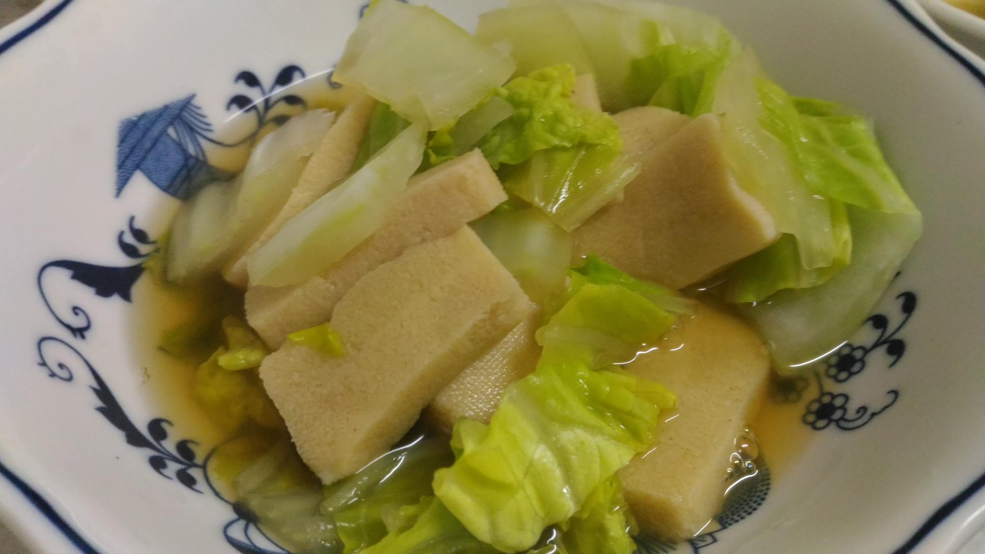 白菜と高野豆腐のレンジ煮