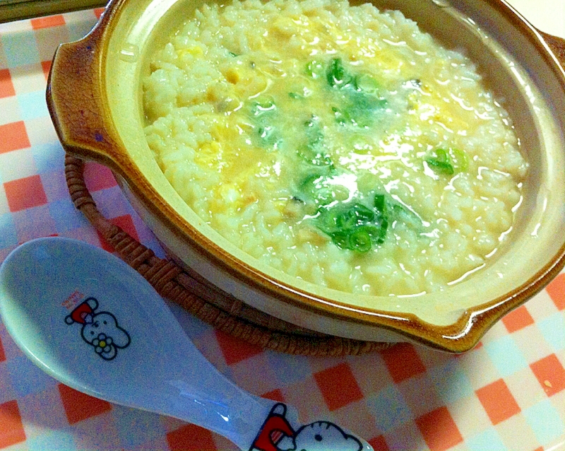 ひとり用土鍋で 簡単おじや レシピ 作り方 By Bebe2936 楽天レシピ