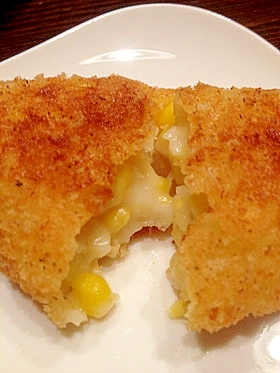 トウモロコシたっぷりクリームコロッケ レシピ 作り方 By Liarra 楽天レシピ