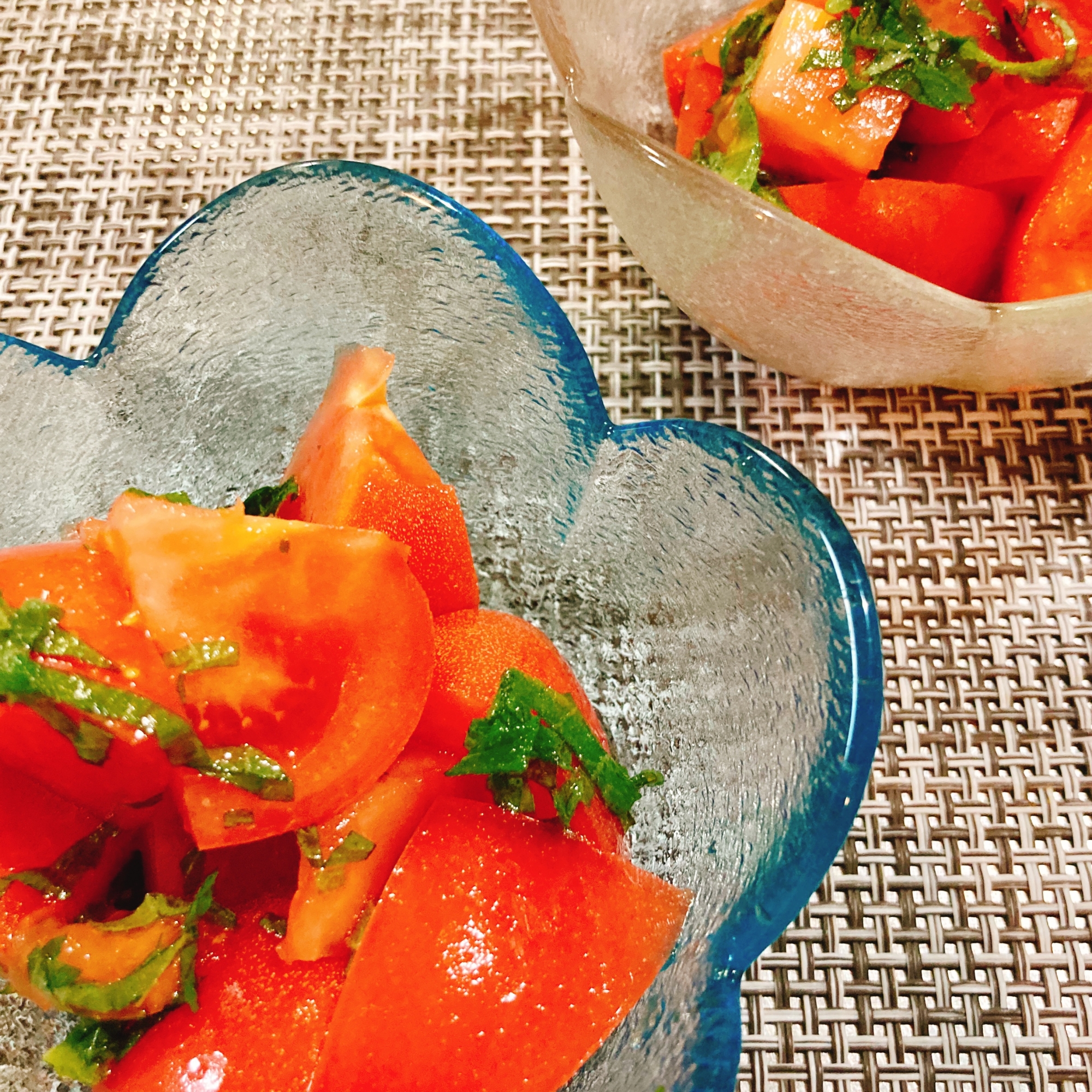 もう一品 トマトと大葉のさっぱりサラダ レシピ 作り方 By 中級主婦ぱに 楽天レシピ