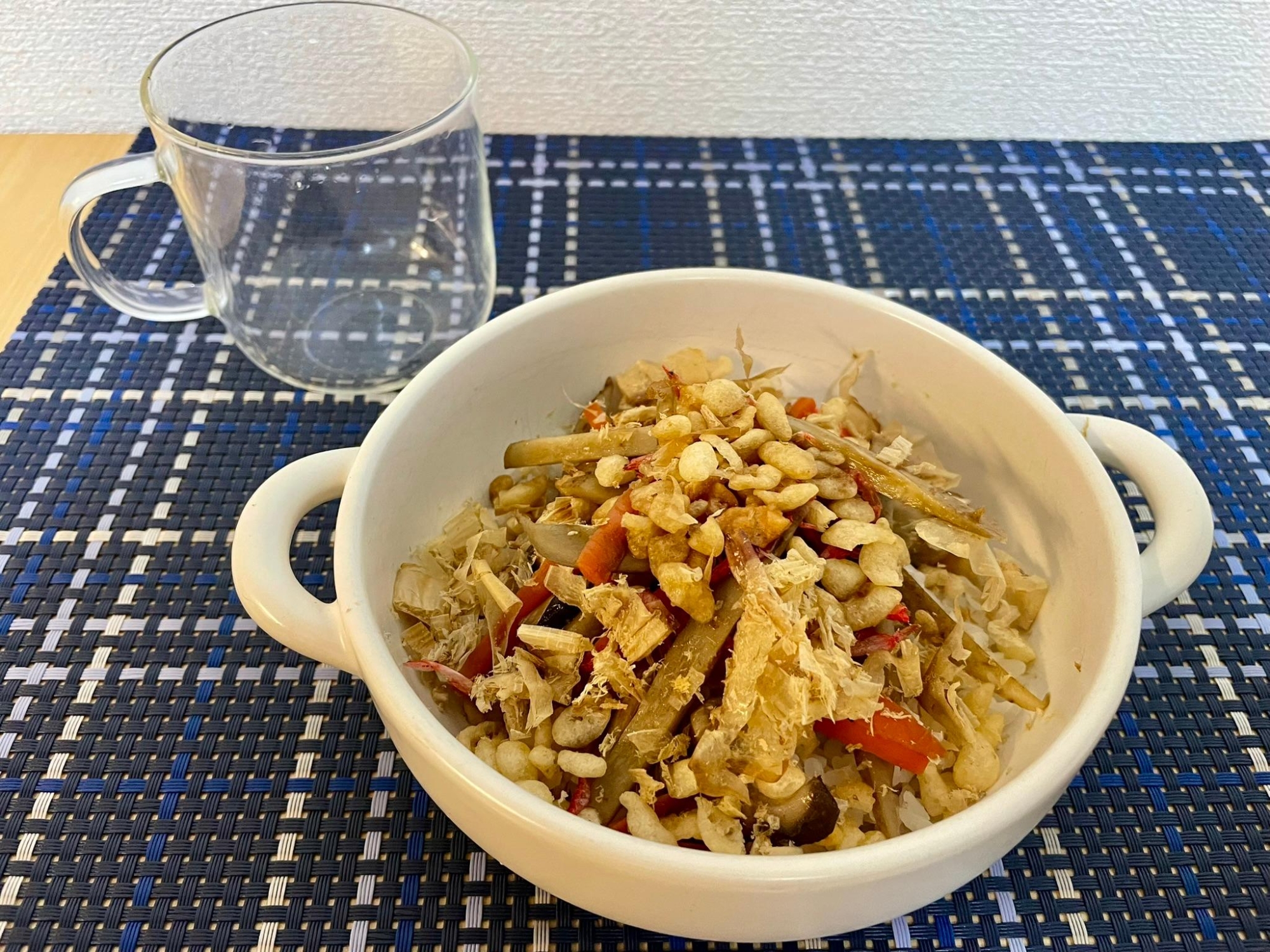 レンチンだけの簡単調理！きんぴら天丼