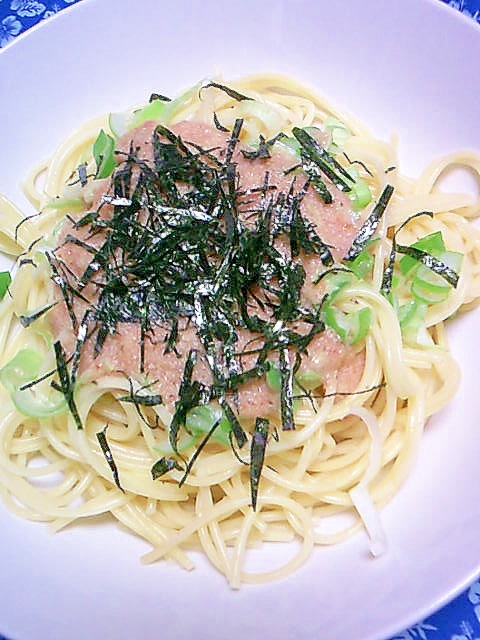 簡単和えるだけ 明太マヨわさびパスタ