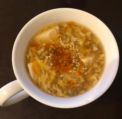 酸っぱ辛い本格☆酸辣湯(サンラータン）スープ