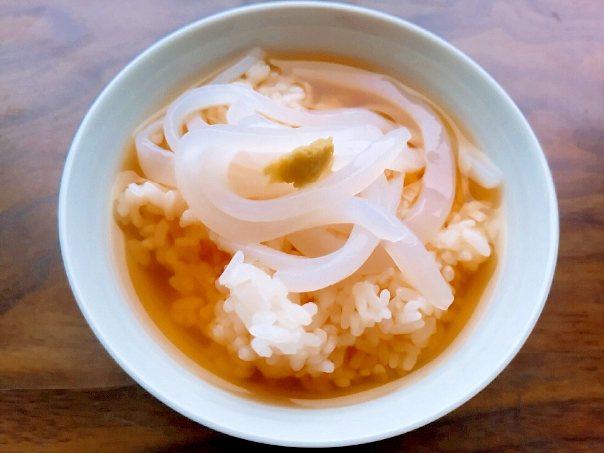 イカそうめん茶漬け