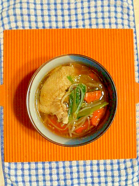 圧力鍋で 手羽先のコチュジャンスープ レシピ 作り方 By テツオ63 楽天レシピ