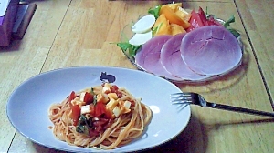 モッツァレラチーズの冷やしトマトパスタ レシピ 作り方 By Pちゃんぱん 楽天レシピ