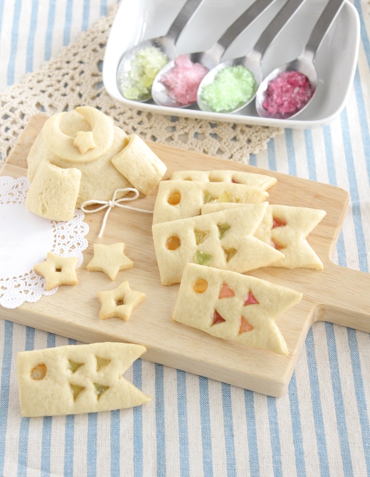 ●鯉のぼりのステンドグラスクッキー 子供の日