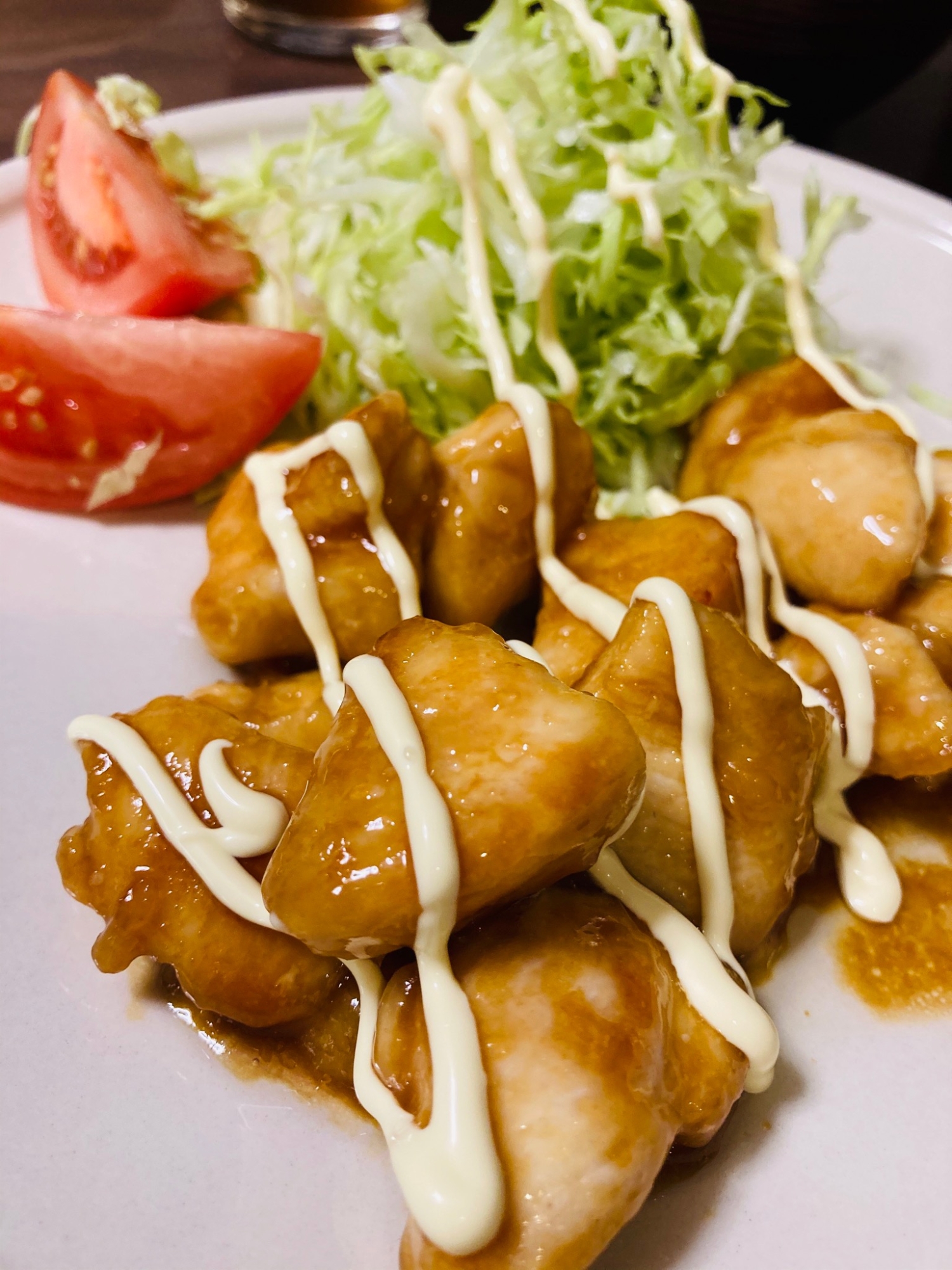 チキン南蛮風 鶏むね肉の甘酢マヨ焼き レシピ 作り方 By コロン S Kitchen 楽天レシピ