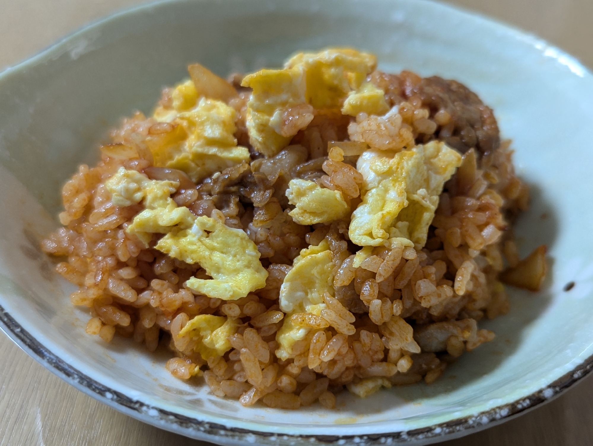 味はオムライス？⭐ケチャ玉チャーハン⭐