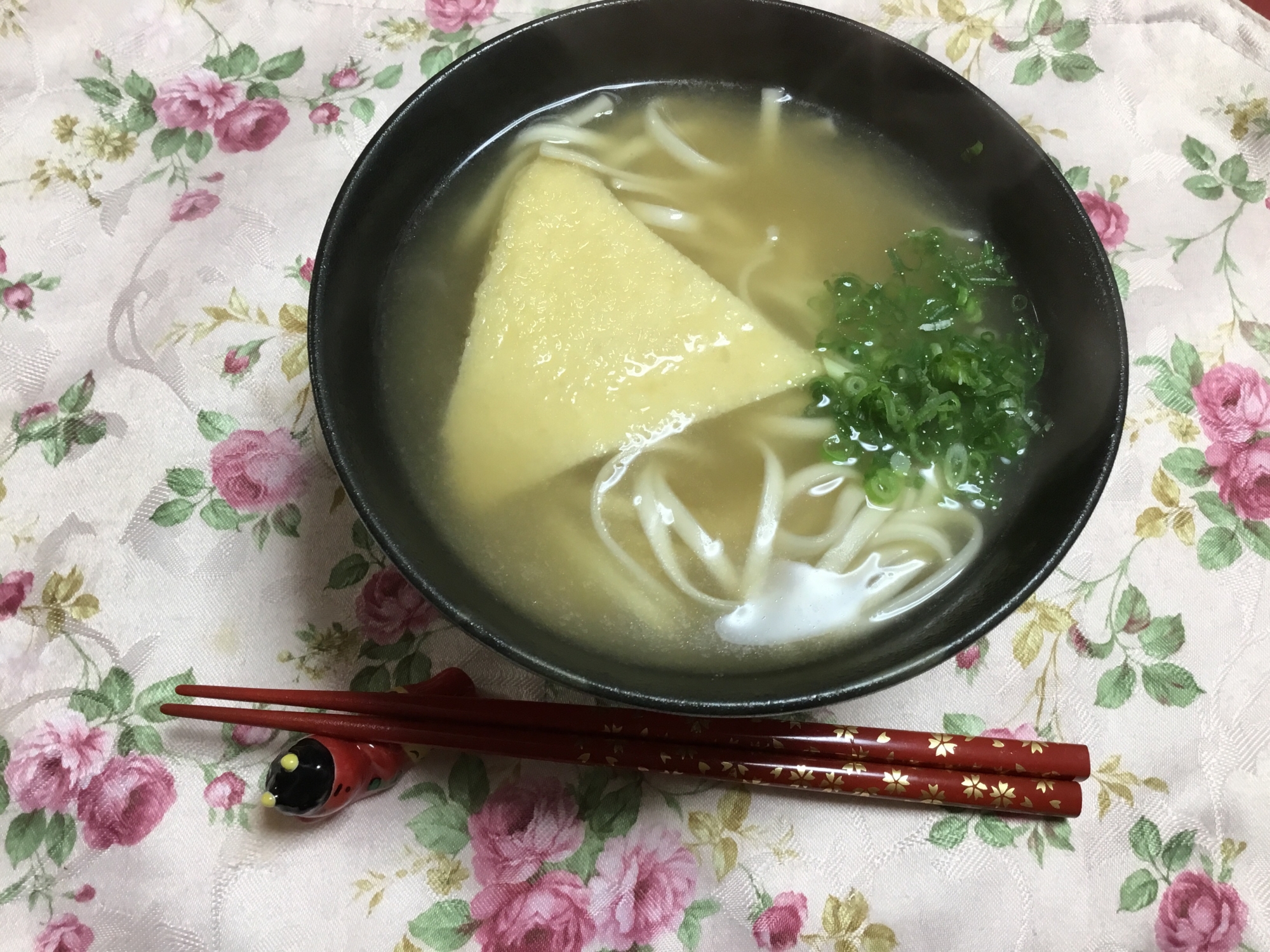 京都の味味香のきつねうどん