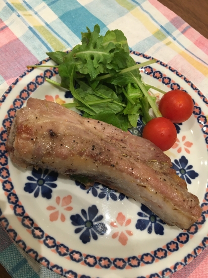 オーブンで焼くだけ♪　スペアリブ　にんにく風味