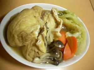 ボリューム満点！豆腐の袋煮