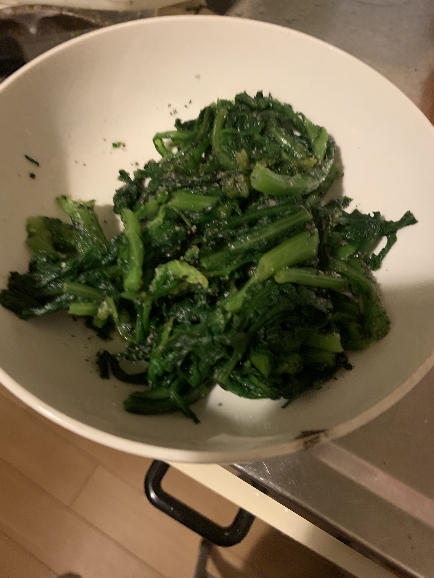 簡単♩すりごまと春菊のお浸し
