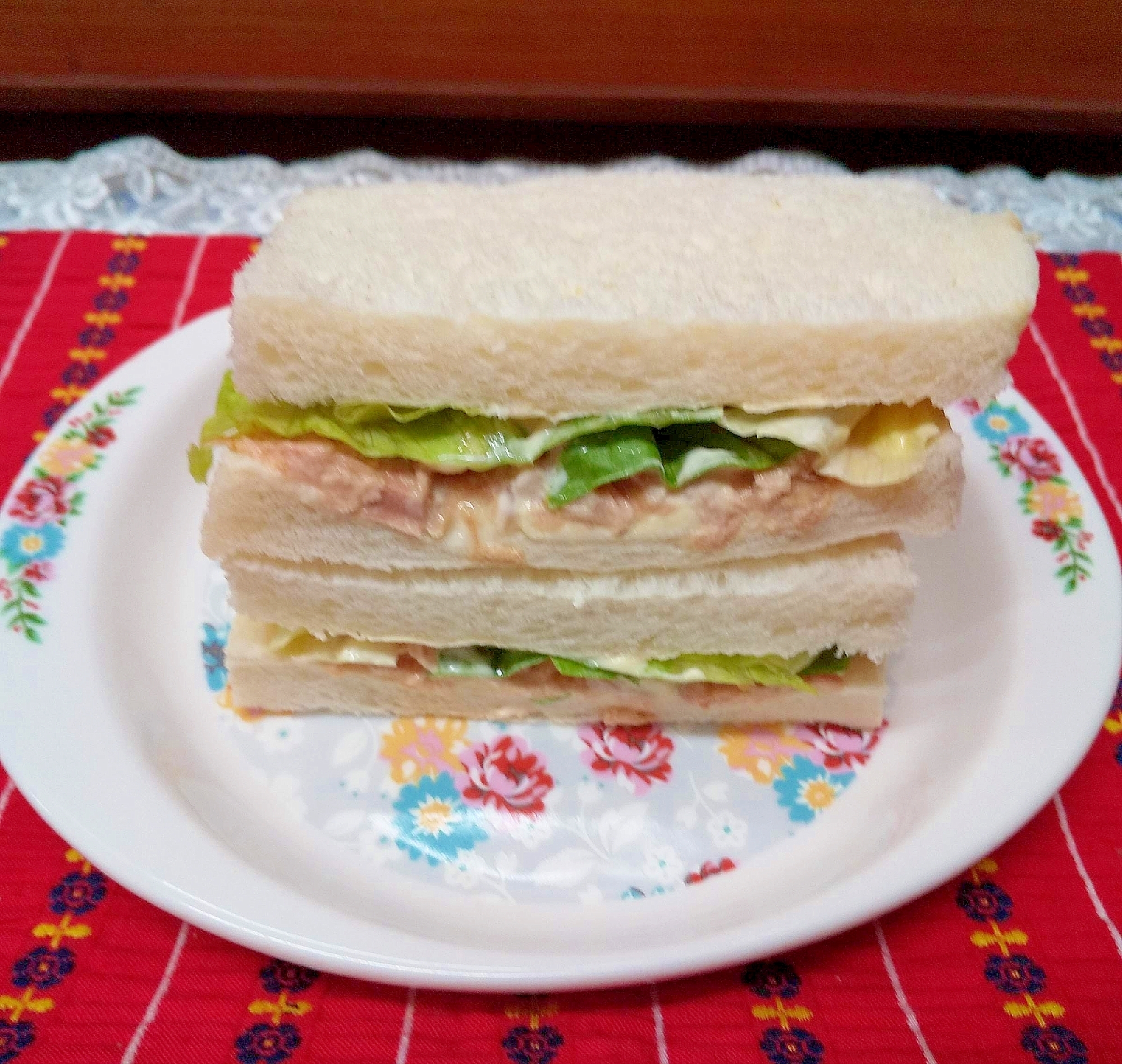 ツナ野菜サンドイッチ