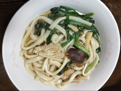 椎茸鍋焼きうどん