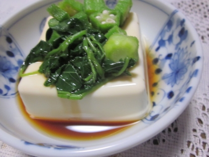 オクラツナ♪冷奴ෆ˚*