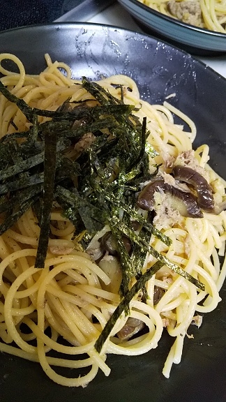 なすとツナの和風パスタ