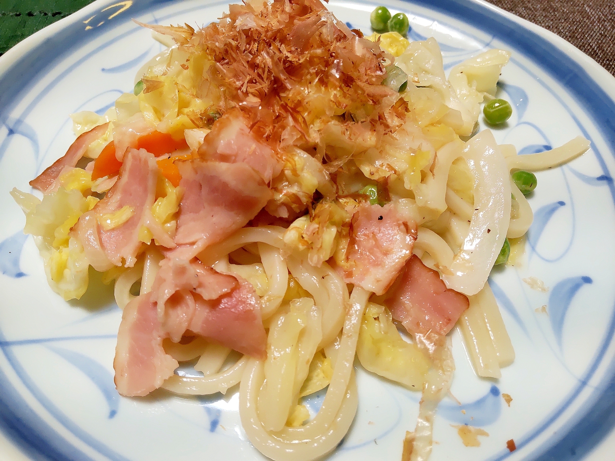 10分で!　白だしで簡単　焼きうどん