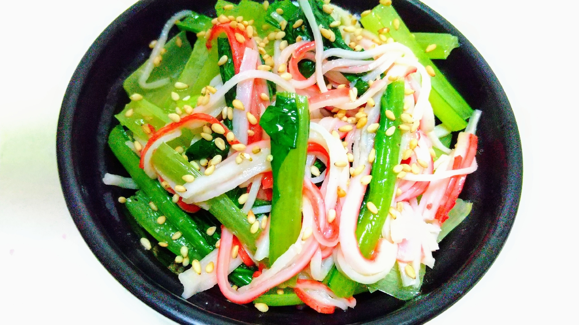 カニカマ小松菜のナムル