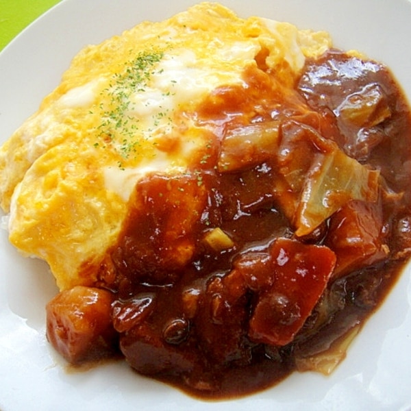 ビーフシチューの残りでオムライス レシピ 作り方 By Mint 楽天レシピ ビーフシチューの残りでオムライス レシピ 作り方 By Mint 楽天レシピ