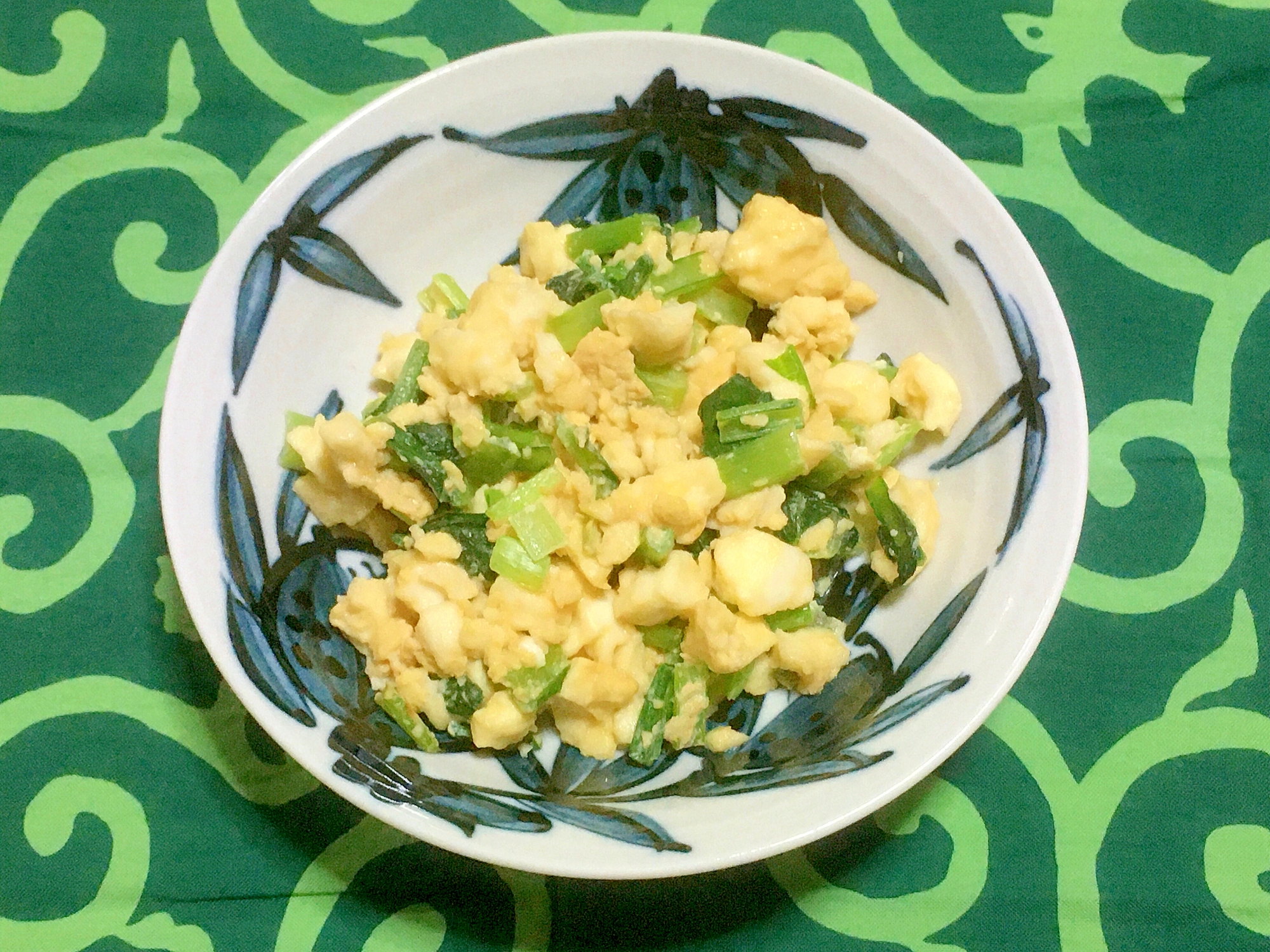 小松菜のふわふわ卵とじ