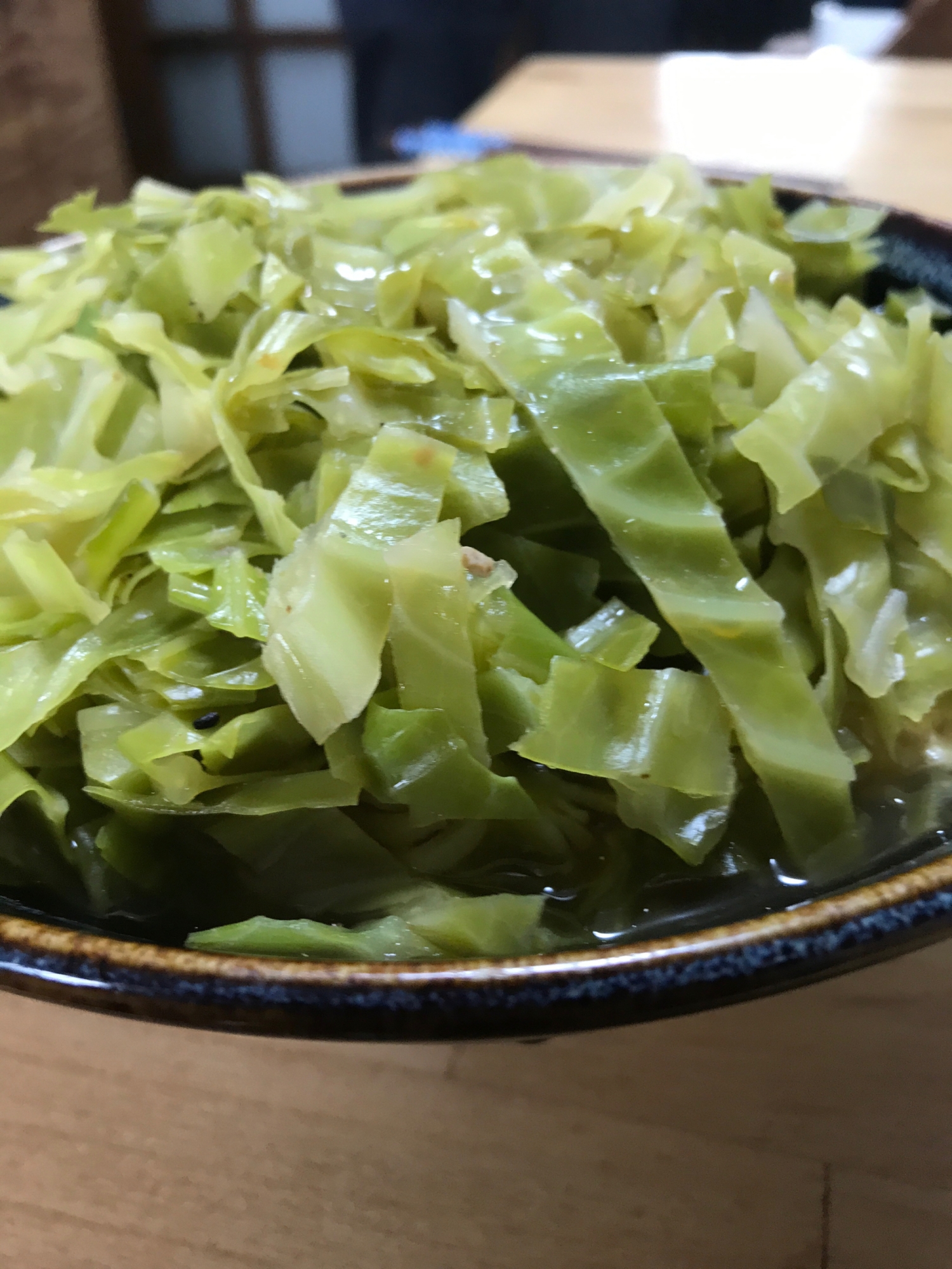 キャベツで麺が見えないあんかけラーメン