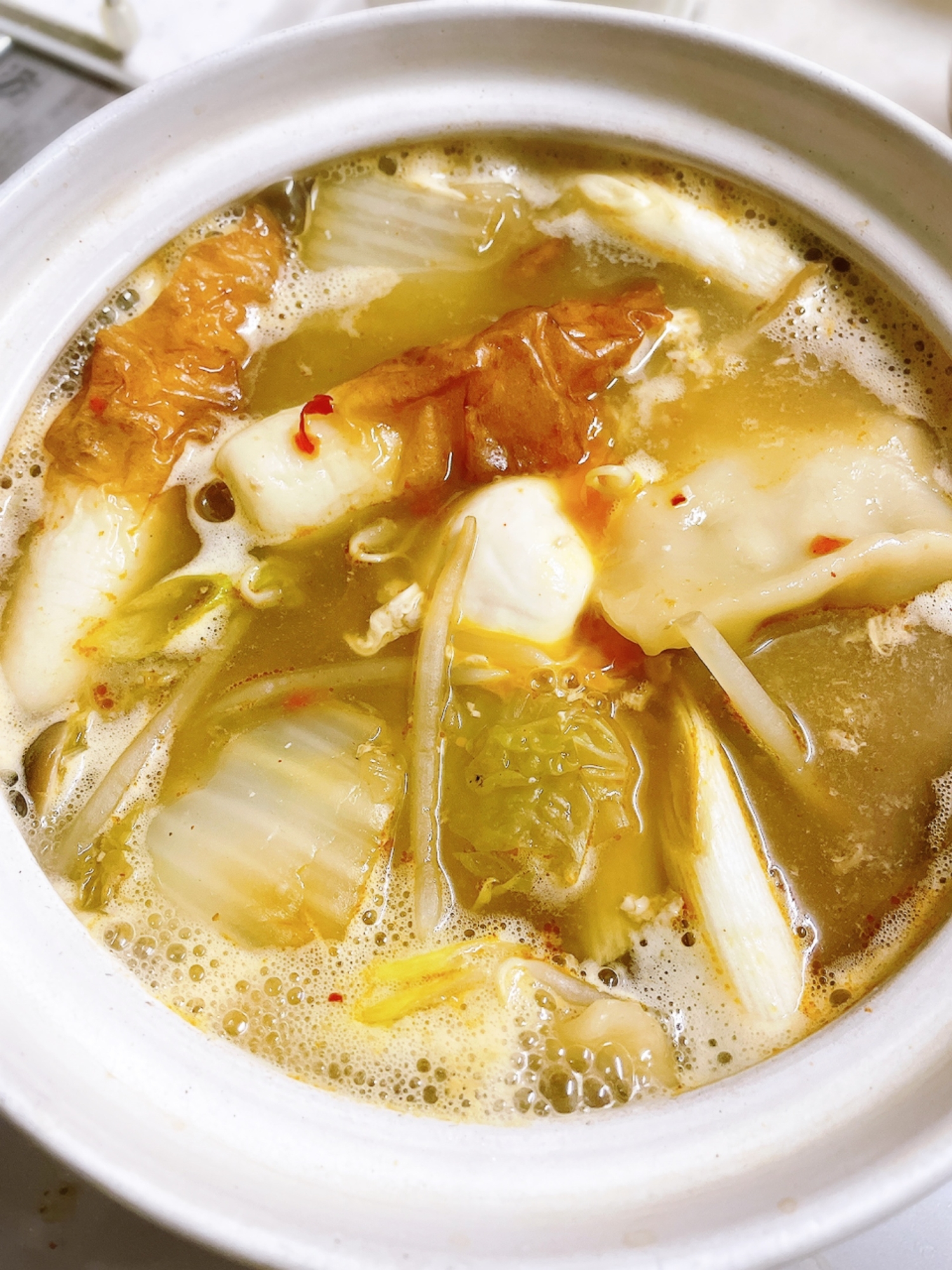 餃子鍋✨白菜たっぷり